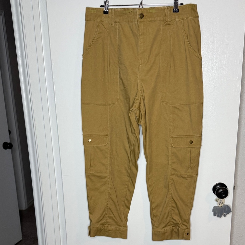 Knox Rose Women’s Mid-Rise Casual Fit Cargo Pants
